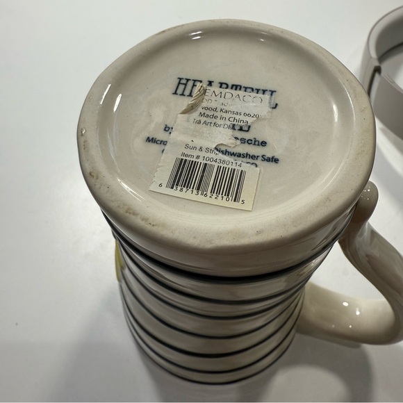 Demdaco Sun and Stripes Ceramic Mug 16 oz - Picture 3 of 5